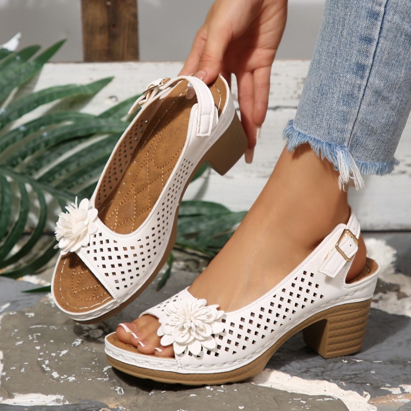 Women'S Shoes Popular - 여성 청키 힐 샌들 여름 2026