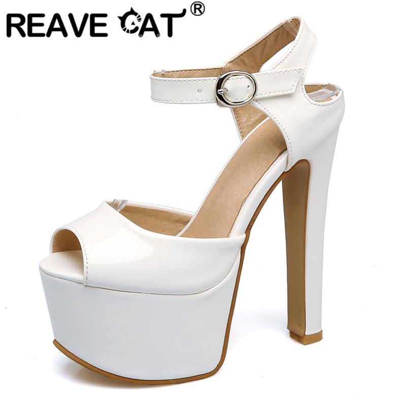 Women'S Shoes Peep Toe - REAVE CAT 패션 여성 샌들 들여다