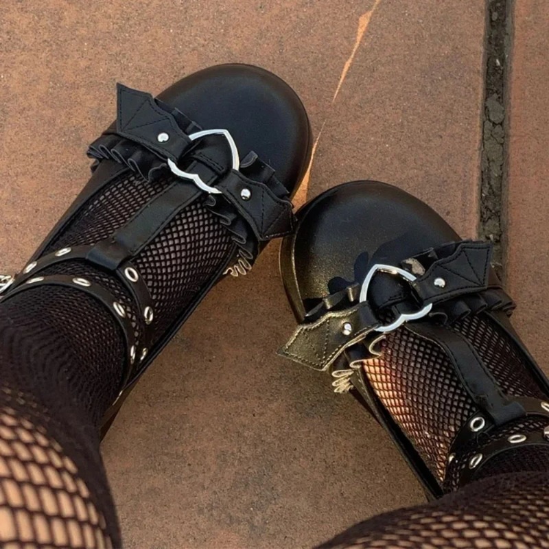 Women'S Shoes Popular - 새로운 스위트 하트 버클 웨지 메리