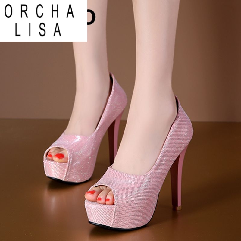 Women'S Shoes Peep Toe - 오르차 리사 럭셔리 섹시 여성 샌들,