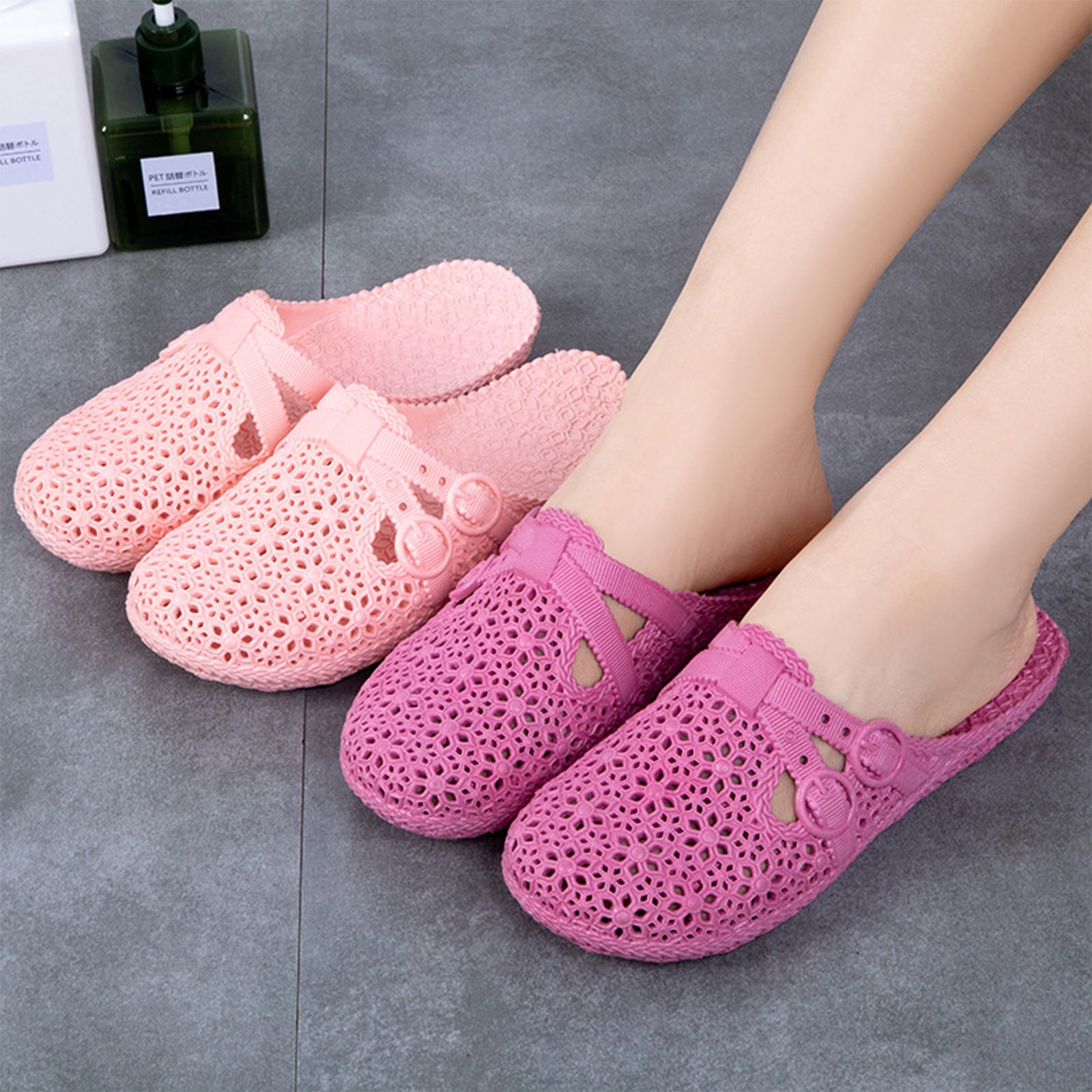 Women'S Shoes Popular - 랩토 통기성 슬리퍼 여름 야외 천공