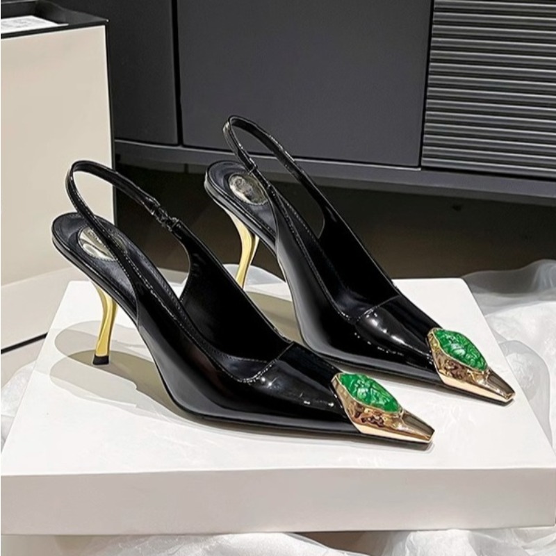 Women Shoes Formal - 디자이너 스트리트 스타일 디자인 인레이 다이아몬드