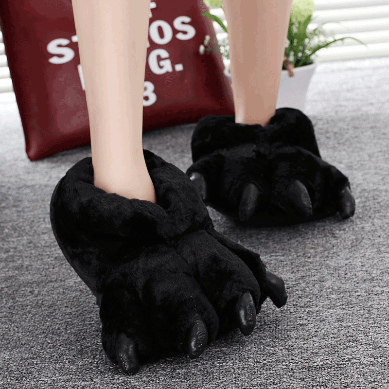 Women Shoes Size To Men - 크기 35-43 여성을위한 검은 동물 발