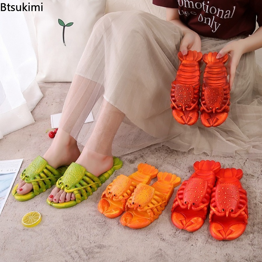 Women Shoes Size To Men - 새로운 2026 여름 재미있는 만화 랍스터