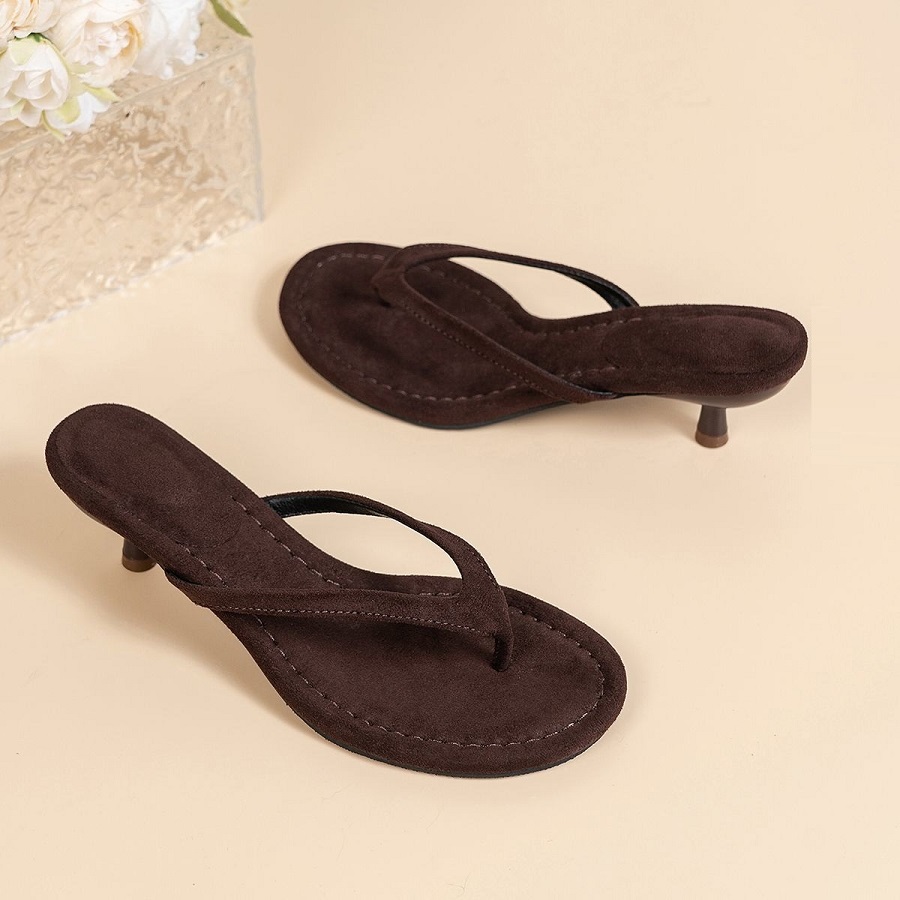 Women Shoes Formal - 새로운 인조 스웨이드 힐 썬들 여성용