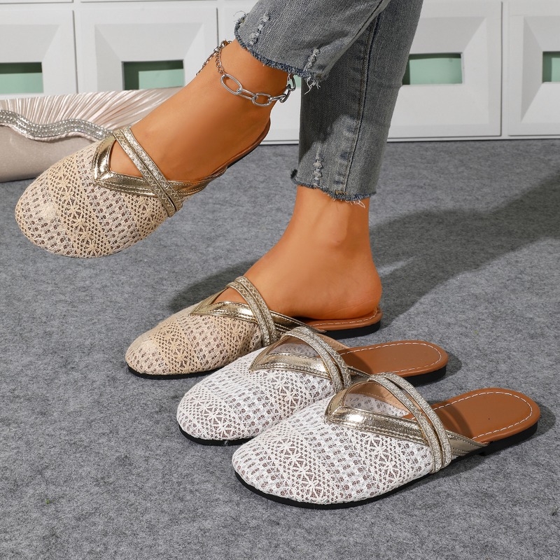 여성 여름용 앞이 막힌 비치 슬리퍼 편안하고 통기성 좋 - Slip On Mule Flat 리뷰 및 가격