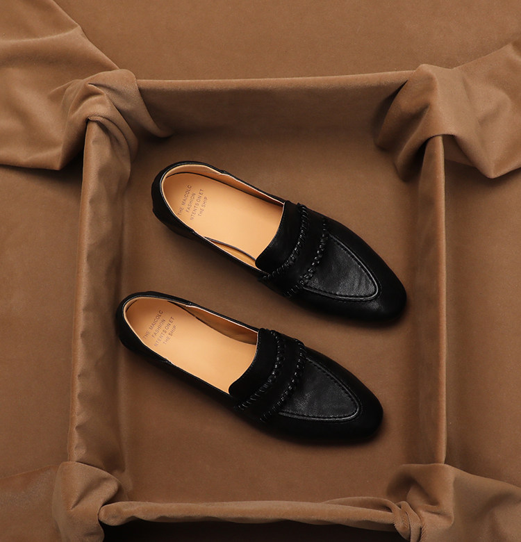 SHOEBOX 레트로 소프트 양가죽 원풋 로퍼, 여성용 - Women'S Shoes Peep Toe 리뷰 및 가격