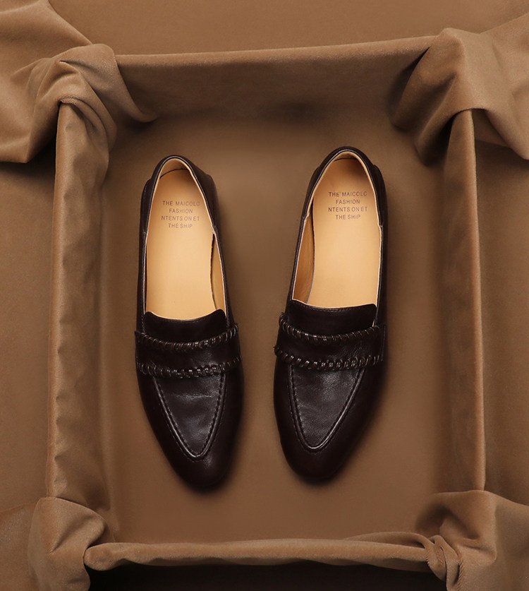 SHOEBOX 레트로 소프트 양가죽 원풋 로퍼, 여성용 - Women'S Shoes Peep Toe 리뷰 및 가격