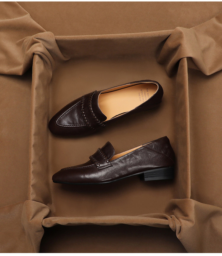 SHOEBOX 레트로 소프트 양가죽 원풋 로퍼, 여성용 - Women'S Shoes Peep Toe 리뷰 및 가격