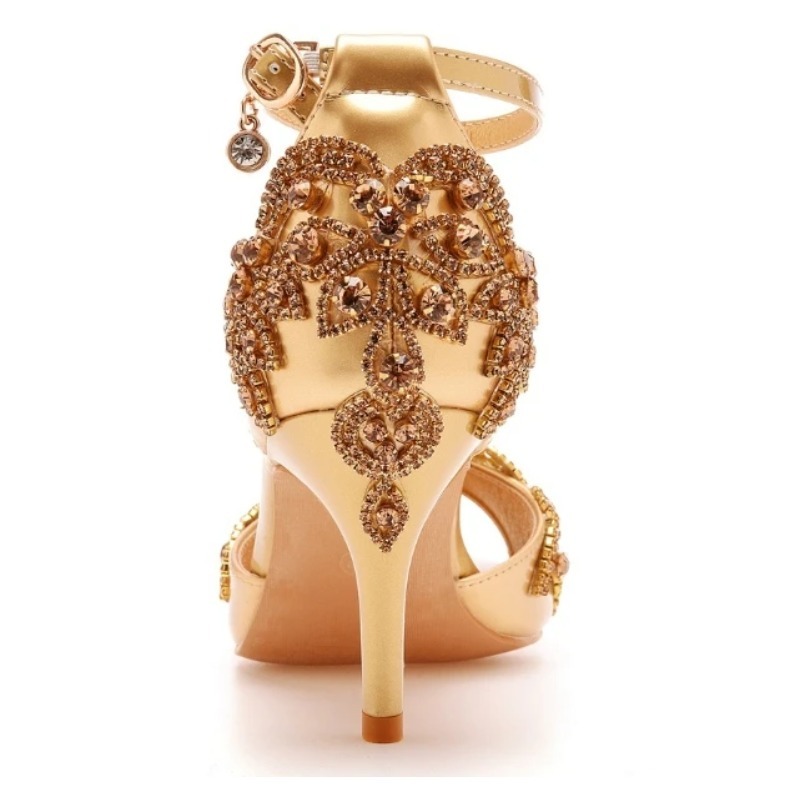 패션 디자이너 여성 신발 럭셔리 라인스톤 피프 토 하이 - Women'S Shoes Peep Toe 리뷰 및 가격