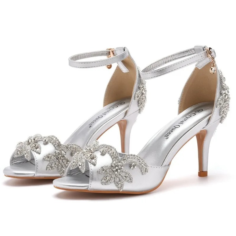 패션 디자이너 여성 신발 럭셔리 라인스톤 피프 토 하이 - Women'S Shoes Peep Toe 리뷰 및 가격