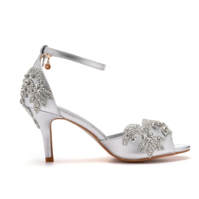 패션 디자이너 여성 신발 럭셔리 라인스톤 피프 토 하이 - Women'S Shoes Peep Toe 리뷰 및 가격