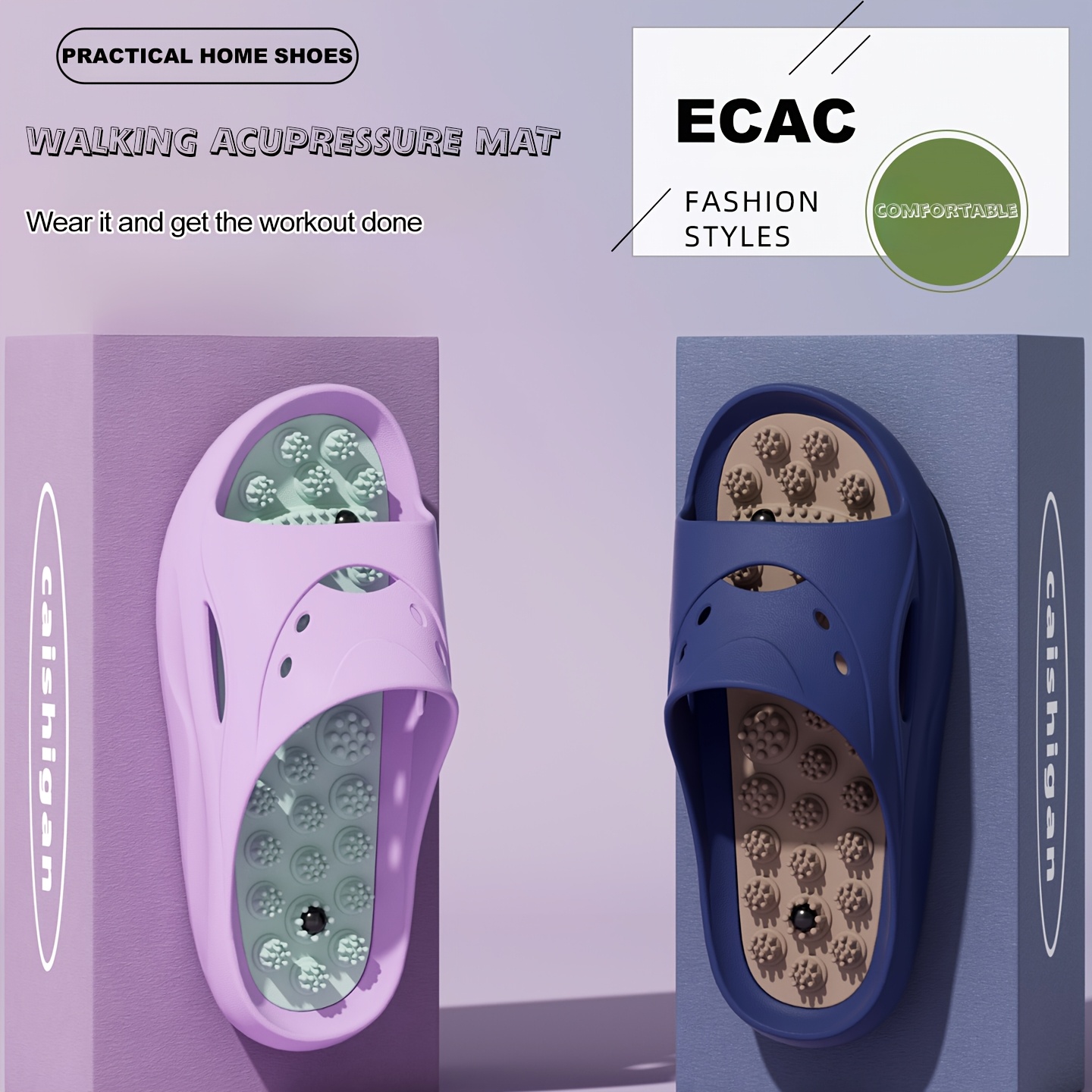 여성 남성 EVA 마사지 슬리퍼 두꺼운 밑창 욕실 슬라 - Women Shoes Size To Men 리뷰 및 가격