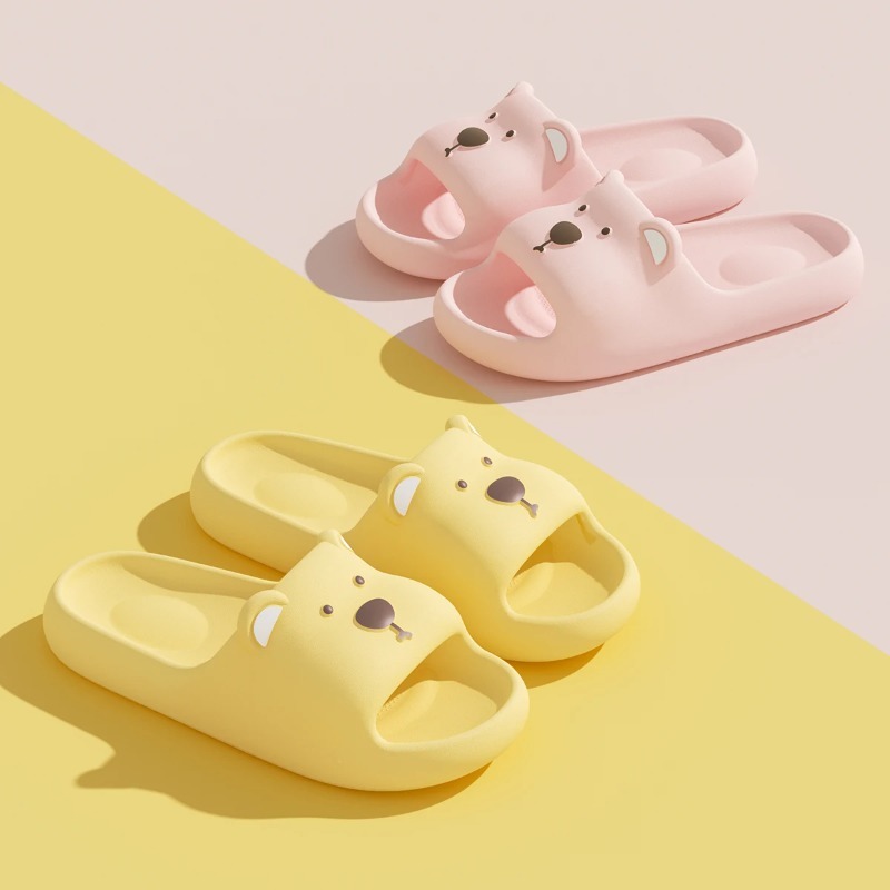유니섹스 EVA 곰돌이 만화 캐릭터 홈 슬리퍼 부드럽고 - Women Shoes Size To Men 리뷰 및 가격