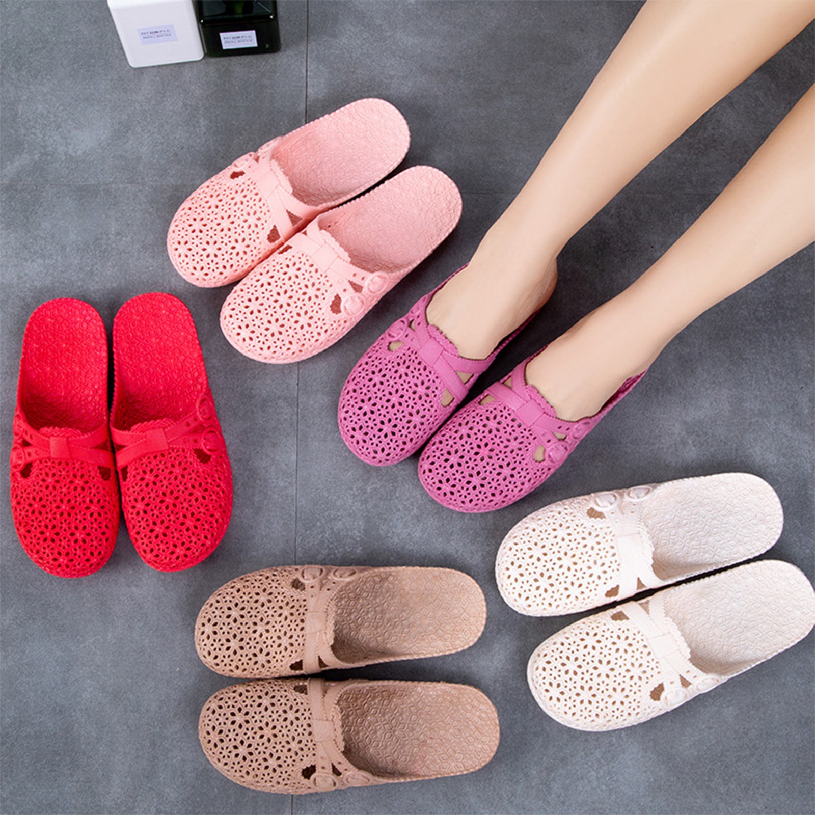 랩토 통기성 슬리퍼 여름 야외 천공 신발 홈 패션 캐주 - Women'S Shoes Popular 리뷰 및 가격