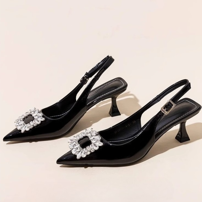 여름 여성 샌들 새 여성 신발 포인티드 토 얕은 누드  - Women Shoes Formal 리뷰 및 가격