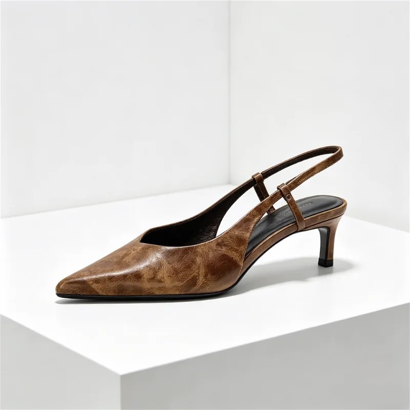 레트로 브라운 키튼 힐 디자이너 펌프스 여성 섹시 포인 - Women Shoes Brown Colour 리뷰 및 가격