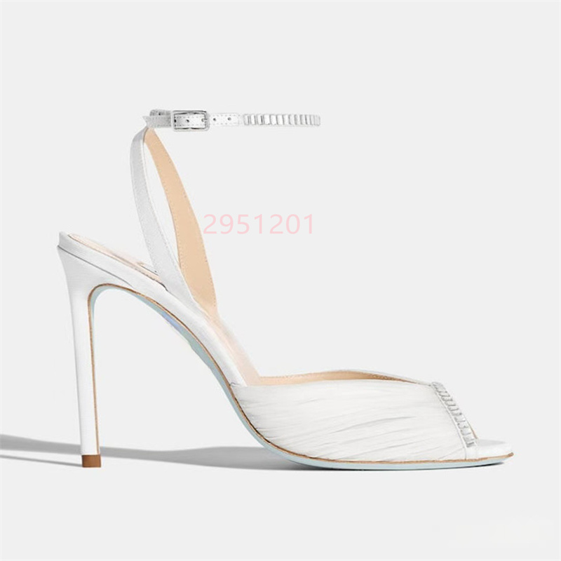 크리스탈 V 포인티드 토 여성 화이트 레이스 메쉬 샌들 - Women'S Shoes Peep Toe 리뷰 및 가격